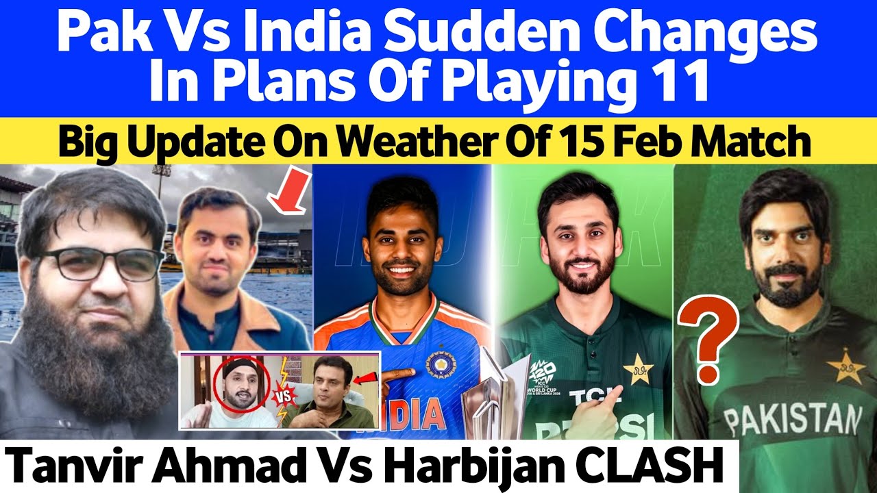 Sudden Plans Change Of Pak Vs India Playing 11 | Nepal Asia 2nd Best Team | T20 Worldcup 2026 