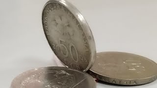 Forgot to engrave something on the thickness of the coin 50 SEN Malaysia 2008. For Sale USD 300K