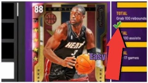 Nba 2k20 How To Evolve Dwayne Wade To a Amethyst - Get Lots Of Rebounds