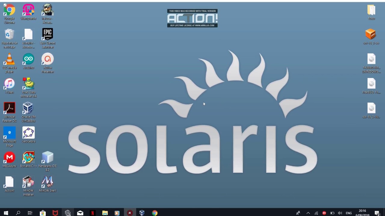 Como instalar SOLARIS 11.3 en virtualvox - YouTube