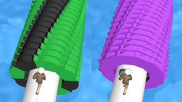 Stack Rush! Very Satisfying And Relaxing ASMR Slicing Game