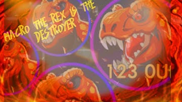 Rex Is Destroyer| Blob.io Macro!😴🥱