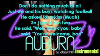 All About Him - Auburn Karaoke Instrumental (Lyric