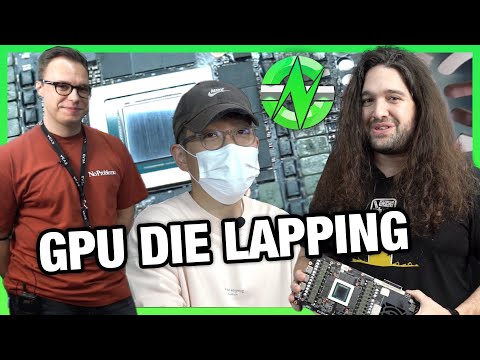 GPU Die Lapping with EVGA Overclockers CENS & biso biso