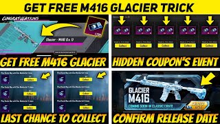 🤐 SECRET TRICK | GET FREE M416 GLACIER | HOW TO GET UNLIMITED CLASSIC CRATE COUPONS IN BGMI