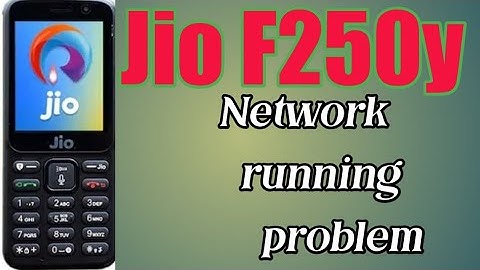 Jio F250y network running problem / How To running network fix running network problem #flsh