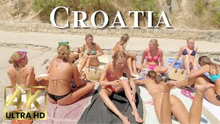 Beach Walk 4K Croatia Walking Along The Coast Of Split With Olivia