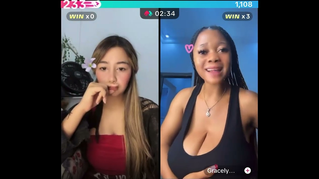 Beautiful girls fighting for TikTok gifts 