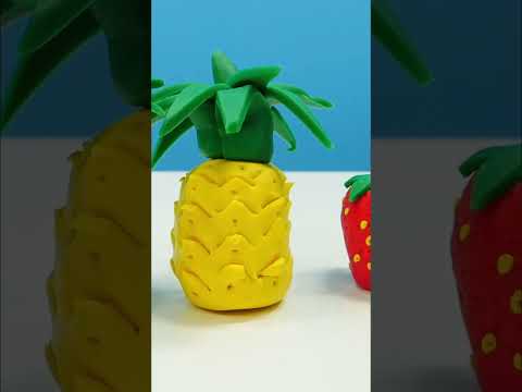 Creando una piña de plastilina con niños 🍍👐