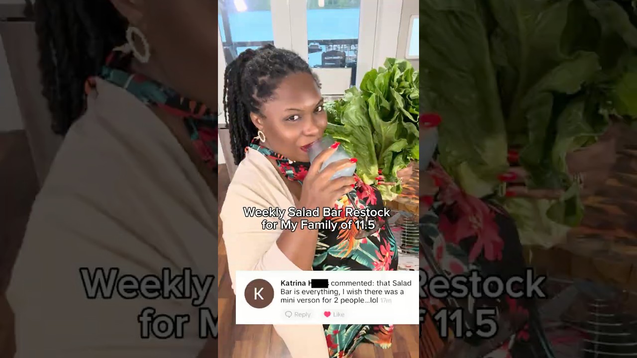 Weekly Salad Bar Restock for My Family of 11 (or so). 🥗 