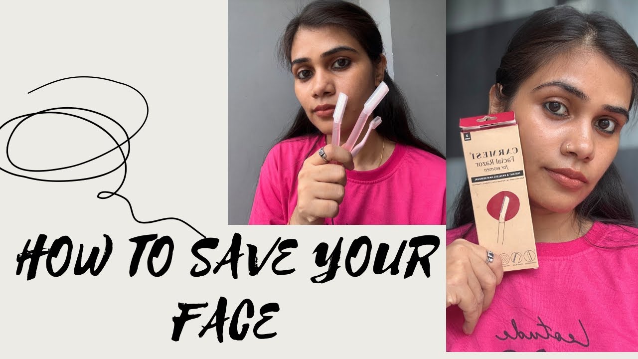 How To Save Your Face At Home||Avoid Bumps After Shavings||Face Razor ...
