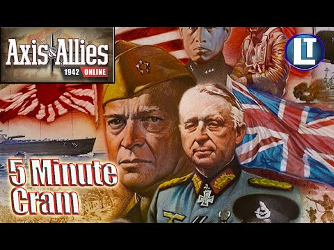 AXIS & ALLIES Full Game PLAYTHROUGH Part 2 / Example of Play
