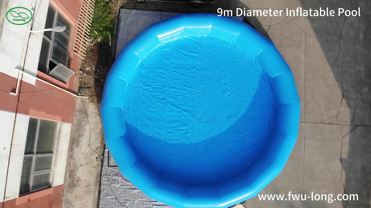 Fwulong 9m Diameter Inflatable Pool | Large Round Commercial Inflatable Water Pool Manufacturer