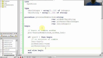 Algoritmos I con Pascal - Clase 10 (parte 2)