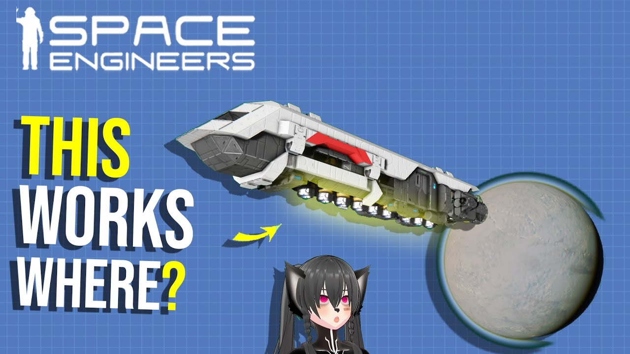 This Thruster Makes Small Ships fly Anywhere, Space Engineers - YouTube