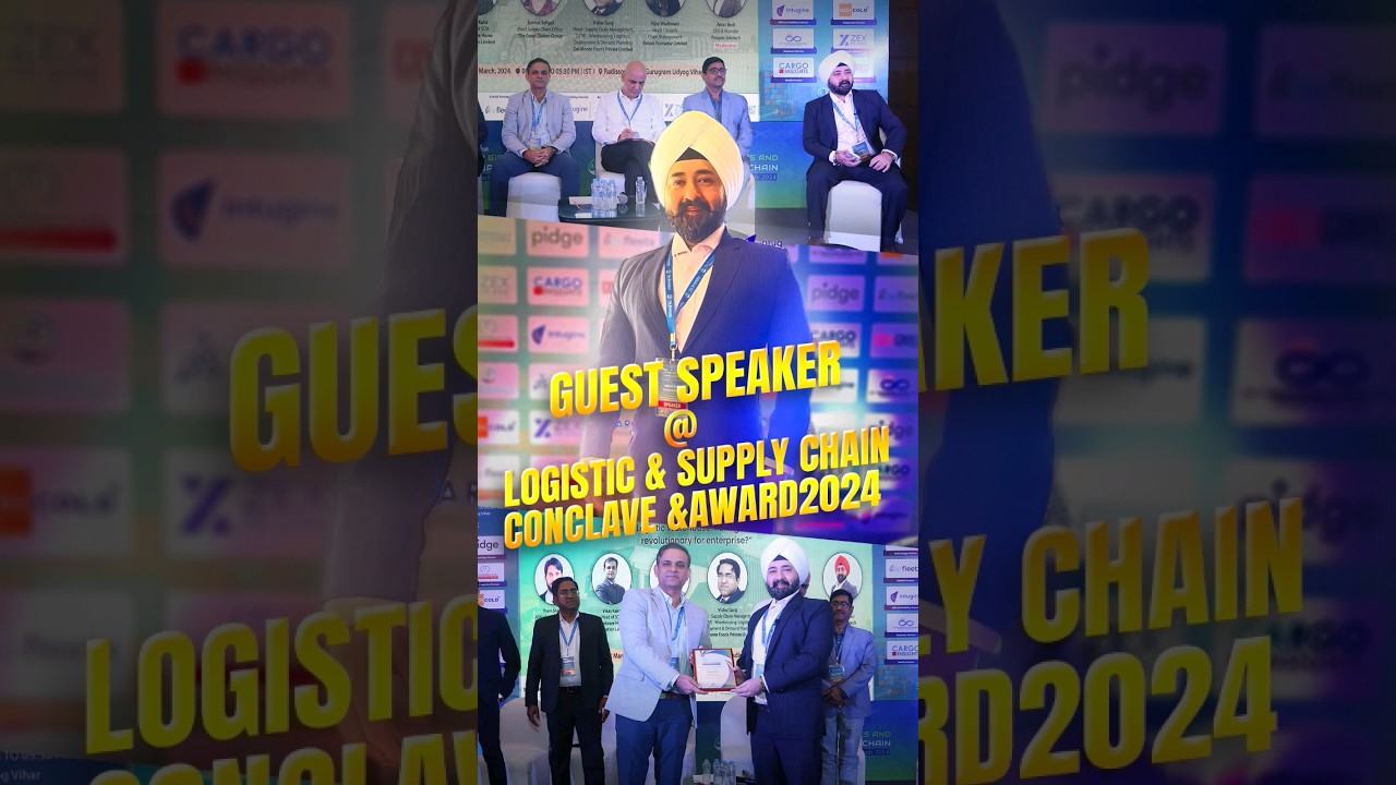 Last Thursday I was Invited at Guest speaker at Logistics and Supply Chain Conclave Awards 2024 ⚜