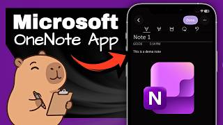 Microsoft Onenote App • How To Use Microsoft Onenote for Digital Note-Taking & Organizing Ideas 📲