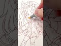 [ #shorts ] Drawing your Gachalife / Gachaclub OC! with Copic & Ohuhu markers #97