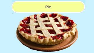 Food Descriptions with GIFs. Sound and text from gamestolearnenglish.com