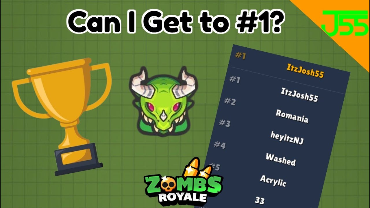 Can I Get to #1 on the Leaderboard? (Zombs Royale)
