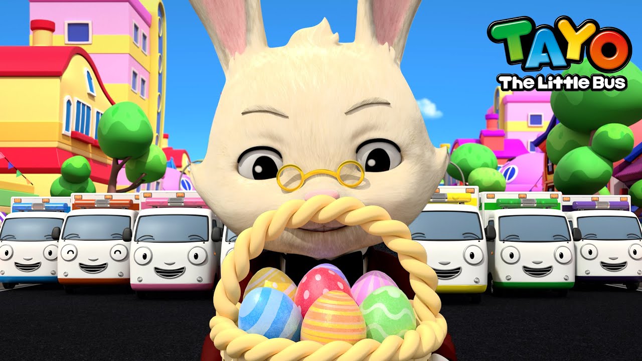 タヨ 童謡と子供の歌 l 色の学習 l ゆうかんなくるま イースターカラー