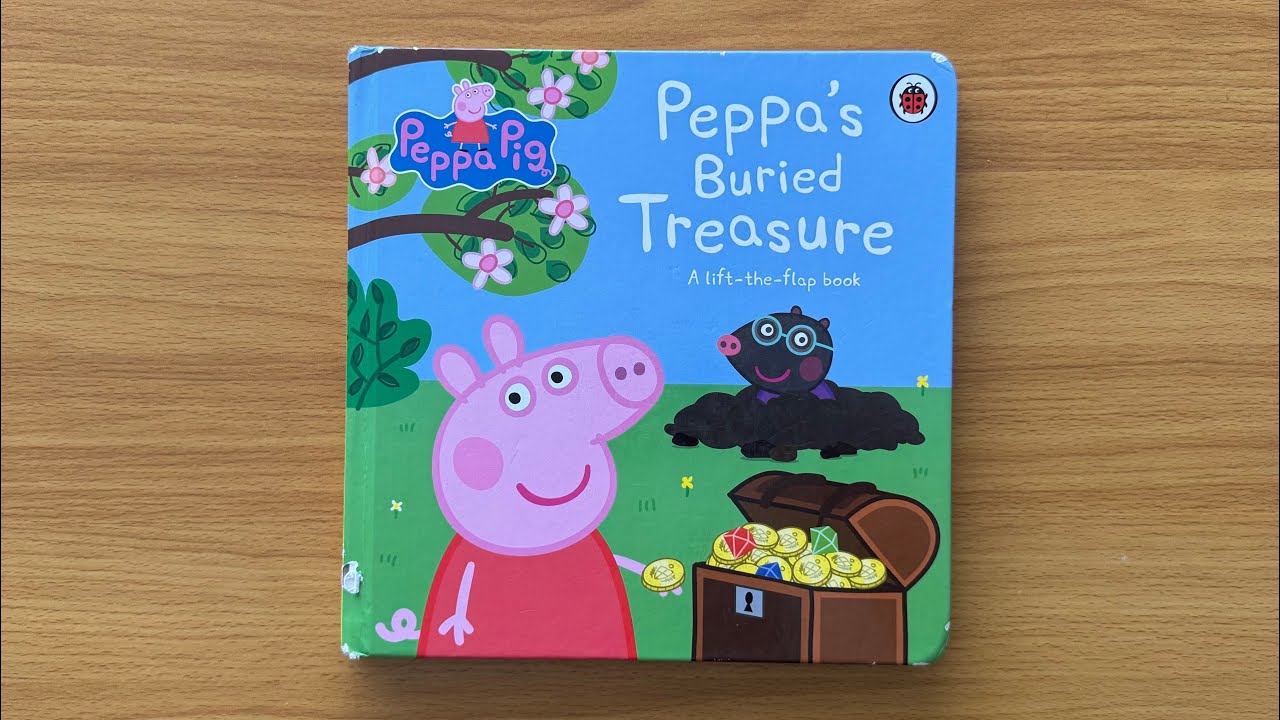 Зарытое сокровище Пеппы — увлекательная книга о Свинке Пеппе для детей и малышей