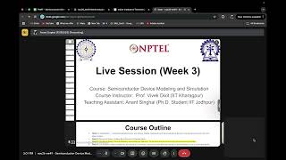 noc26 EE49 - Semiconductor Device Modeling and Simulation - NPTEL - Week 3
