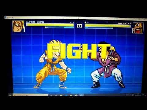 MUGEN Super Saiyan Son Goku VS  Mr.Satan ＃ドラゴンボール ＃MUGEN