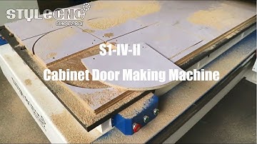 Economical 4 Heads CNC Cabinet Door Making Machine with Dual Tables