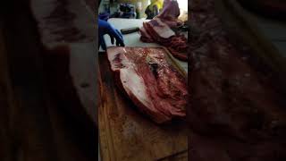 IBCA Trailer Place Cookoff Wharton, TX 2021. Brisket trim and prep.