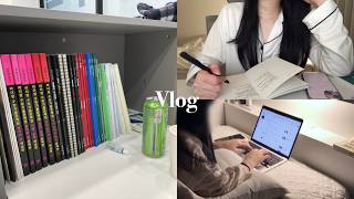 [Vlog] 예비고3의 겨울방학 공부 브이로그🤍❄️/ 10시간씩 공부하기•나이트루틴🌙•식단관리•독서실•독서📖 | 류희진