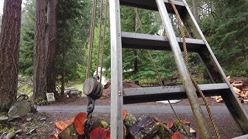 Orchard Ladder Gin Pole