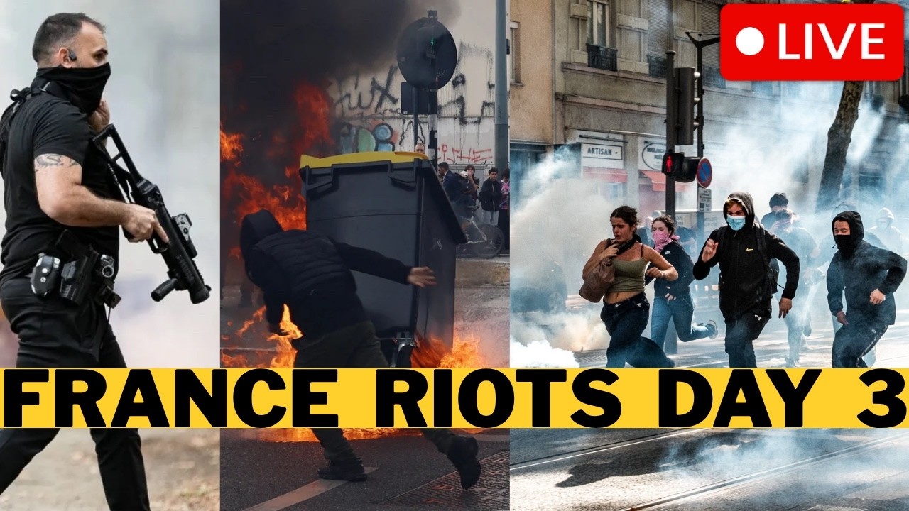 LIVE: French Police Lose Control Of Streets As Migrant Riots Reach Government Buildings