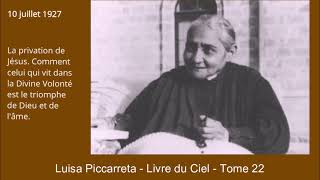 Volume 22 - 07-10-1927 - The Privation of Jesus