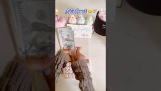 Cash Counting For Weekly Cash Stuffing 💸| #shorts #asmr #cashstuffing #money #save #debt