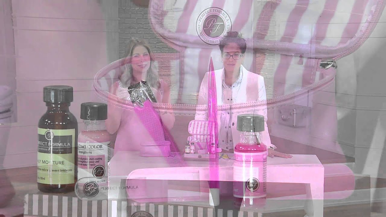 Perfect Formula Pink Gel Coat 6-Pc Manicure Kit with Rachel Boesing
