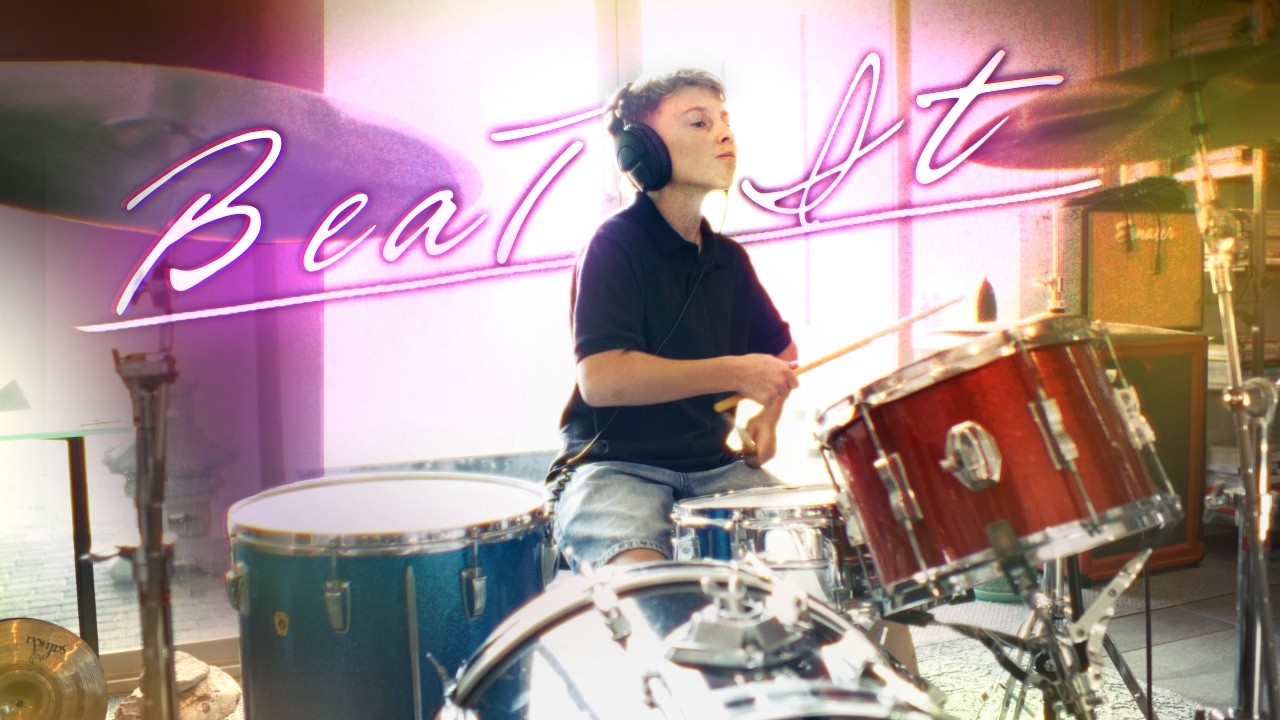Beat It | Declan's Drum and Vocal Cover