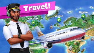 Airplane chefs cooking game mod apk || Airplane travel to new york London in moscow screenshot 1