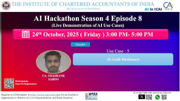 AI Hackathon S4 E8 UC5 – AI Audit Dashboard – CA. Shashank Saboo