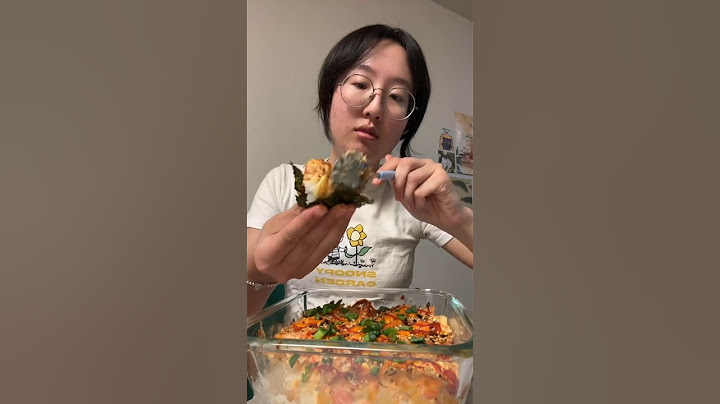 sushi bake ASMR 🍣 would you try this?