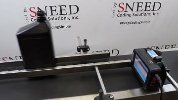 SNEED-JET Titan T6 Automatic Inkjet Printer - Changing Ink Colors