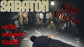 Metal Drummer REACTS to Sabaton - NIGHT WITCHES (I LOVE IT)