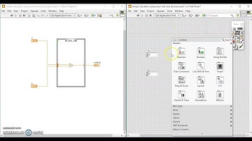 simple calculator using state machine part 1 labVIEW