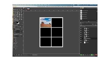 Placing an Image into a PSD Photo Template file using GIMP
