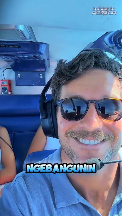 Bangunin Orang Tidur Di Pesawat‼️