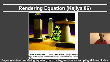 Online Computer Graphics II: Rendering: Indirect Lighting Details: Overview