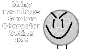Shiny Teardrops Random Character Voting 122