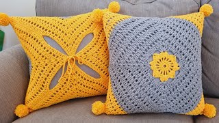 Örgü Zarf Yastık Kılıfı Yapımı