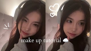 i did this makeup and ended up on pinterest | soft pinterst girl makeup ☁