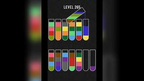 Water sort puzzle level 265